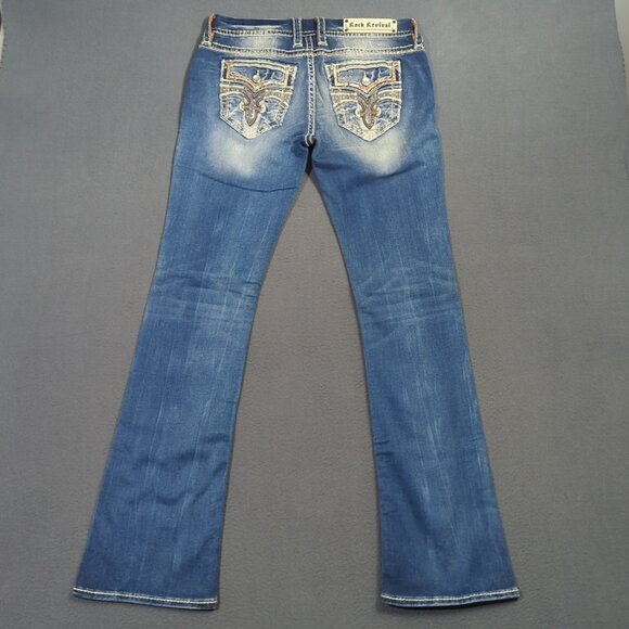 Rock Revival Jeans Women's 30x34 Blue Levy Boot Denim NWT - Picture 3 of 15